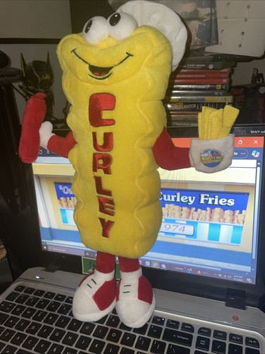 15 Zoll Curley The Fry Maskottchen Plüsch Morey’s Pier Wildwood New Jersey Int’l Maskottchen - Bild 3 von 20