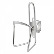 Sunlite Alloy Handlebar Mount Bottle Cage - Standard Silver Cycling Accessory