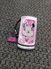 vtg. Minnie Mouse Cell Phone Slider Pin w/ Purse Dangle Charm Disney Pin