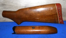 H&R TOPPER 158 PARDNER /NEF  12GA  WOOD STOCK, STOCK BOLT & FOREND SET #CL6672