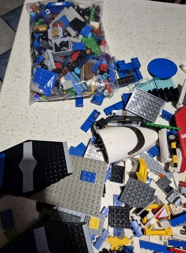 LEGO GRANDE LOTTO MISTO  4 KG+ VARIE SERIE + LIBRETTI  MINIFIGURES - Imagen 7 de 8