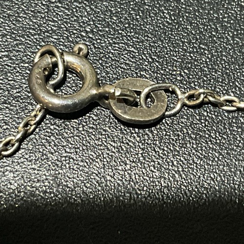 Vintage Letter R 15"Necklace Pendant 925 STERLING SILVER FREE SH - Bild 4 von 5