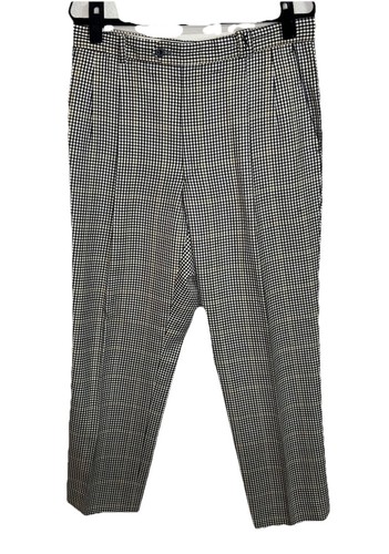 VTG Yves Saint Laurent Pour Homme Plaid Pants 86-100 Embroidered YSL Stitching M - Picture 14 of 24