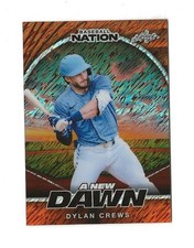 2025 Leaf Baseball Nation DYLAN CREWS A New Dawn Washington NATIONALS RC #4/4