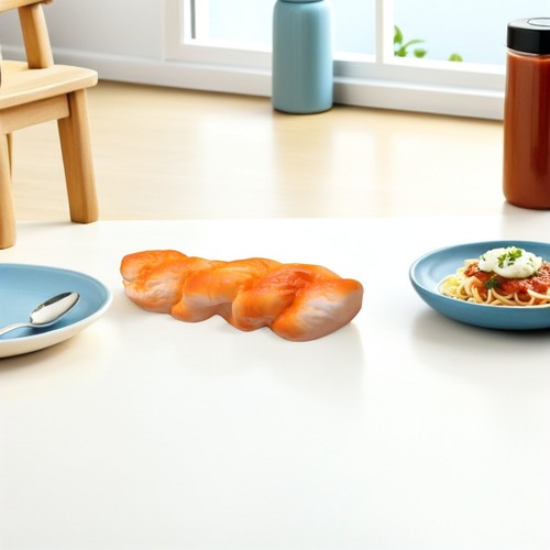 2 Stück Brot Requisite Realistische Gefälschte Lebensmittel Dessert Modell Künstliche Dekoration - Bild 12 von 12