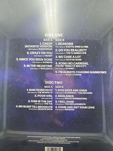 Guardians Of The Galaxy Vol 3 Purple And Blue Vinyl 2LP SEALED Walmart Exclusive - Picture 4 of 4