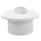 Adjustable Ball Nozzle: Soffit Air Vent Cover 4"/100mm Neck Size - Round