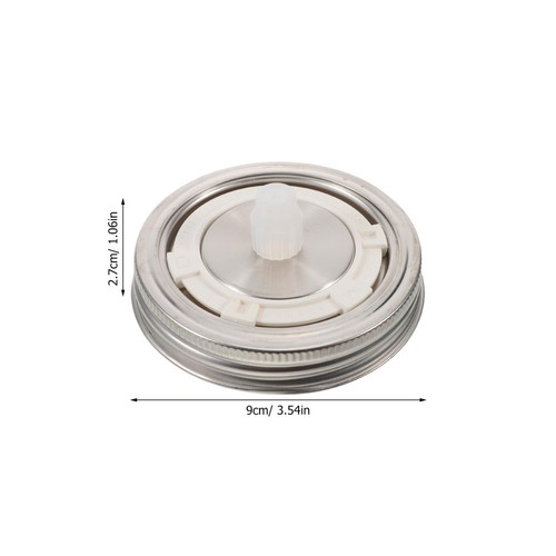 2 Pcs Air Lock for Fermenting Mason Jar Fermentation Kit Wide Mouth - Picture 7 of 12