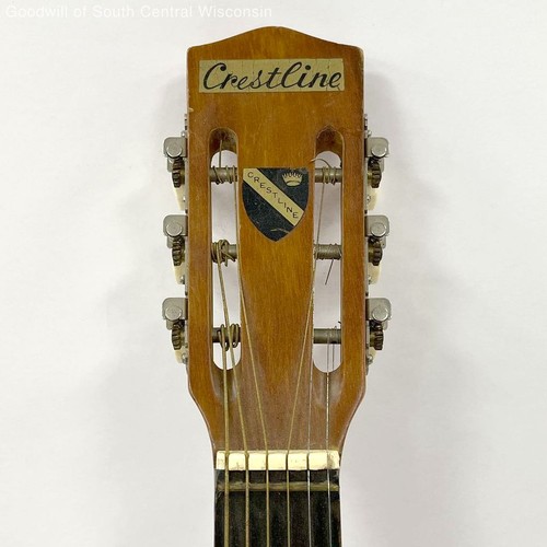 Vintage Crestline CT 210 6 String Acoustic Guitar Parlor Size - TESTED - Picture 3 of 8