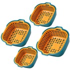 1 Set Kitchen Washing Baskets Fruit Basket Portable Food Strainer Drain Basin