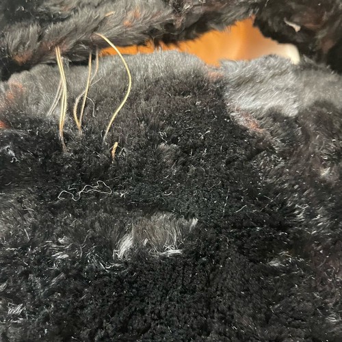 Vintage 1930s Fur Coat Jacket Sz Small Blum Bros Velvet Soft Sheared Mink Beaver - Picture 17 of 20