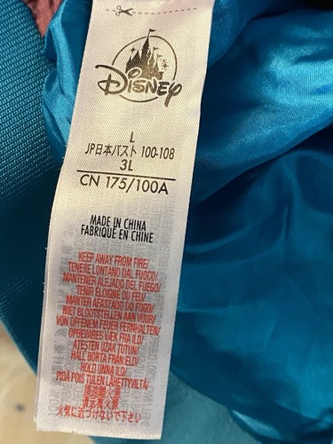 Disney Store ~ Women's L Teal Jasmine Aladdin Rajah Bomber Embroidered Zip - Picture 7 of 9