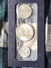 エリス島記念硬貨 1976年 銀製 ケイマン諸島 1976年 5DOLLARS 銀貨 エリザベス二世 UNC