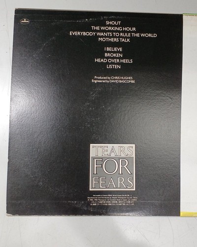 Tears For Fears/Songs From TheBig Chair, Japan Issue, with Obi, Vinyl VG+ - Picture 2 of 3