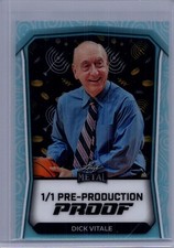 Dick Vitale 2024 Leaf Basketball 1/1 Pre Production Proof