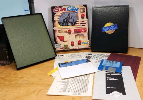 Sim City (IBM PC, 1991) Big Box - Maxis Simulator 5.25 Disk fehlt #2 LESEN!! - Bild 2 von 2