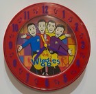 The Wiggles Clock Table Wall 2008 Red Round Anthony Jeff Murray Sam Tested Rare