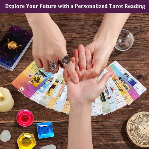 Tarot Cards for Beginners with Guide Book, Classic Meanings...  - Bild 7 von 7