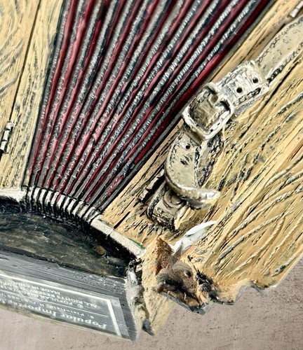 SALE Popular Imports Vtg Mini Accordian Victorian Hohner Corona III w Label EUC - Picture 6 of 8