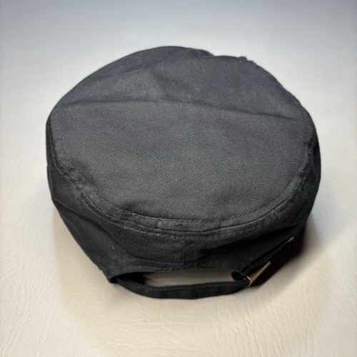 Leader LOGA Cadet Hat Rock N Roll Black/Red Adjustable 90s Y2K Grunge Distressed - Picture 6 of 12