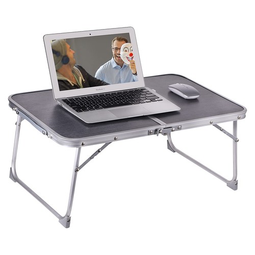 "Foldable Laptop Table, Bed Table for Study and Reading, Lap Desk Table, Brea...