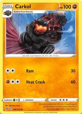Carkol 106/192 SWSH02 Rebel Clash Pokemon 005865