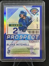 2024 Panini Prospect Blake Mitchell Rookie Prospect Blue Prizm /149 KC RC SP