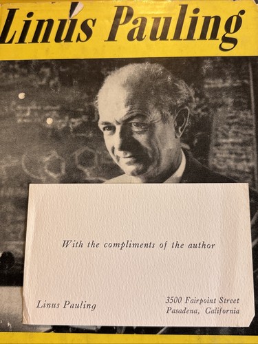 NO MORE WAR! Linus Pauling. Winner of Nobel Prize Chemistry & Nobel Peace Prize - Picture 7 of 9
