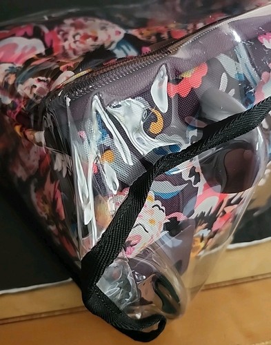 Vera Bradley Indiana Blossom Lighten Up Large 19" Foldable Roller Luggage w Lock - Picture 24 of 24