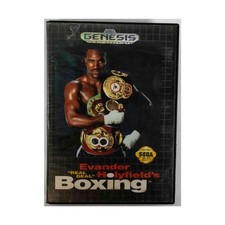 Sega Video Game Evander Holyfield's "Real Deal" Boxing VG+