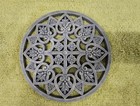 Resin 12in Circular Ornate Floral Scrollwork Filigree Wall Decor