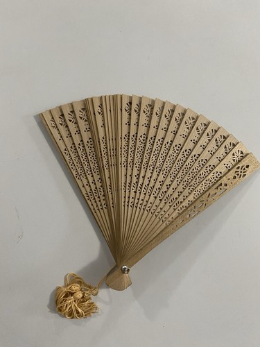 Folding Bamboo Chinese Hand Fan Folding Fan - Picture 5 of 7