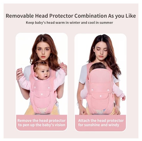 Ergonomic Baby Carrier for Newborns – Lightweight, Soft, and Comfortable Sling - Picture 3 of 4