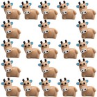  20 Pcs Cow Doll Ornaments Mini Farm Animal Sculpture Cows Figurine