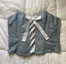 Victoria  s Secret Blue Corset Top