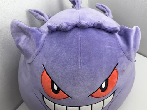 2023 Pokémon Gengar Squishmallow Game Freak Kelly Toy 15” Plush Pillow RARE READ - Picture 8 of 12