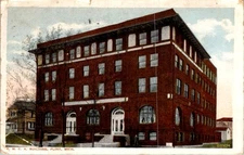 Y M C A Building Flint Michigan 1906 Postcard Geo C Foster Hat Message