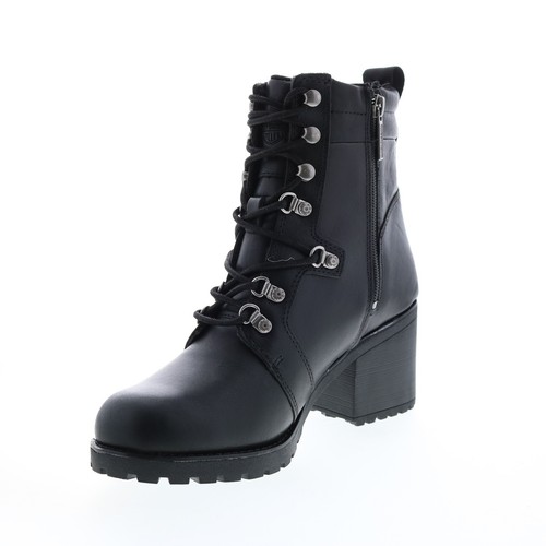 Harley-Davidson Marinda 5" Lace D84760 Womens Black Motorcycle Boots - Picture 4 of 8