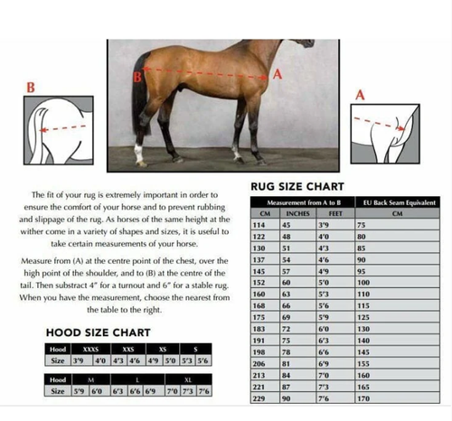 Horseware Amigo 1200D Plus Pony Turnout Rug 0g +Hood Lightweight Sheet 3'9"-5'9" - Picture 22 of 24