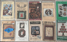 Lot Of 10 Vintage Christmas Quilt Patterns B