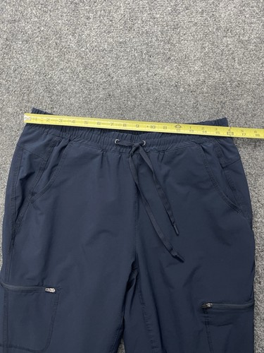 Pantalones de chándal Eddie Bauer para mujer talla 8 negros con cordones bolsillos forrados de lana - Imagen 12 de 17