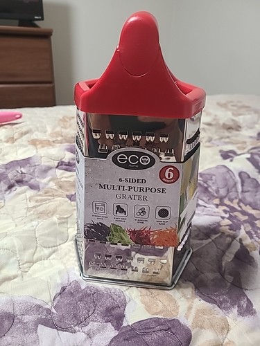 Râpes à Boîte pour Cuisine, 6 Côtés, Multifonction Fromage/Légumes, Acier Inoxydable
