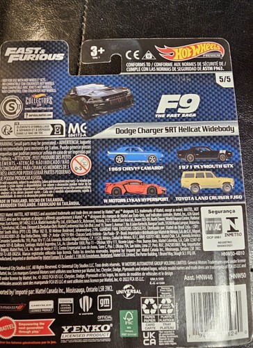 Hot Wheels Premium Dodge Charger SRT Hellcat Widebody Fast Furious Edition - Bild 4 von 5