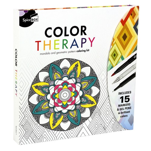 SpiceBox: Sketch Plus Color Therapy Kit, Art Set, 16pcs, Adults & Kids