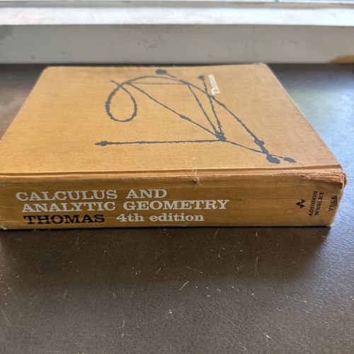 Calculus and Analytic Geometry by George B. Thomas Jr. 4th edition 1968 HC - Picture 3 of 13