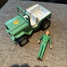 Vintage 1970s Tiny Tonka Smokeys Ranger  Vehicle Jeep Pressed Steel with Ranger