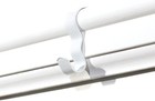 Picture Rail Hangers White - 12 Pack - Hooks - 12 Pack, 
