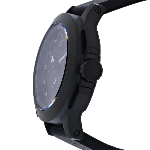 Reloj cronógrafo de cuarzo con esfera negra Ritmo MVNDO Quantum II para hombre 1151/1 - Imagen 2 de 3