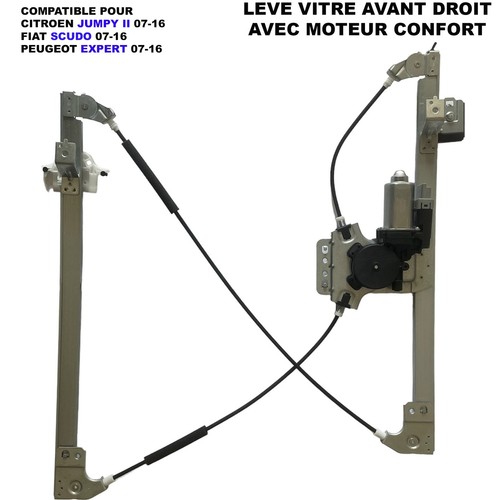 Lève-vitre Avant Droit avec Moteur pour Expert Jumpy Scudo (2007-2016) 9222HG - Imagen 7 de 8