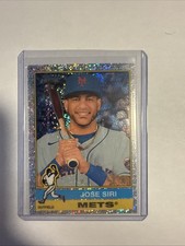 2025 Topps Heritage - High Number SP Jose Siri #460 ChromeSilverSparkleRefractor